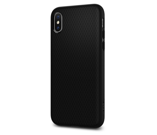 Etui Liquid Air Matte do iPhone X czarne - 386760 - zdjęcie 3